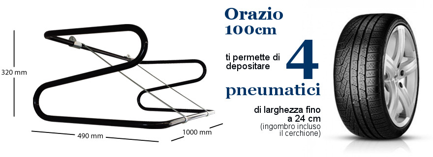 Orazio 100 portagomme auto Orazio 100 portagomme auto