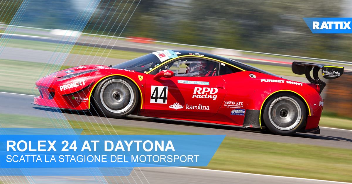 ROLEX 24 DAYTONA. Inizia la stagione del motorsport Rattix Ratti Auto