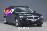 Miniatura BMW 316 d Touring 2.0 Mhev 48V Auto + tetto apribile  Nero  Aziendale foto 1