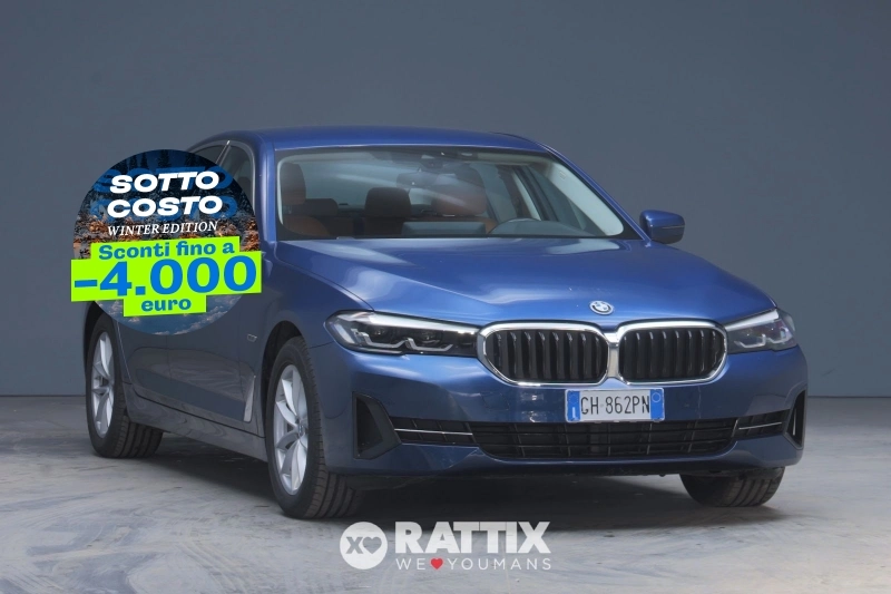 BMW 530 e 2.0 PHEV Business Auto Xdrive  Blu  Aziendale foto 1