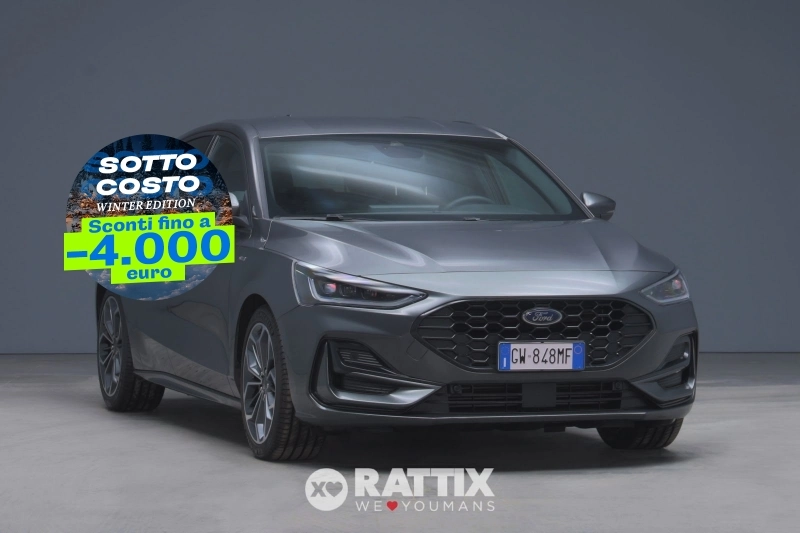 Ford Focus 1.0 Ecoboost Hybrid 125CV ST-Line Grigio  Usato foto 1