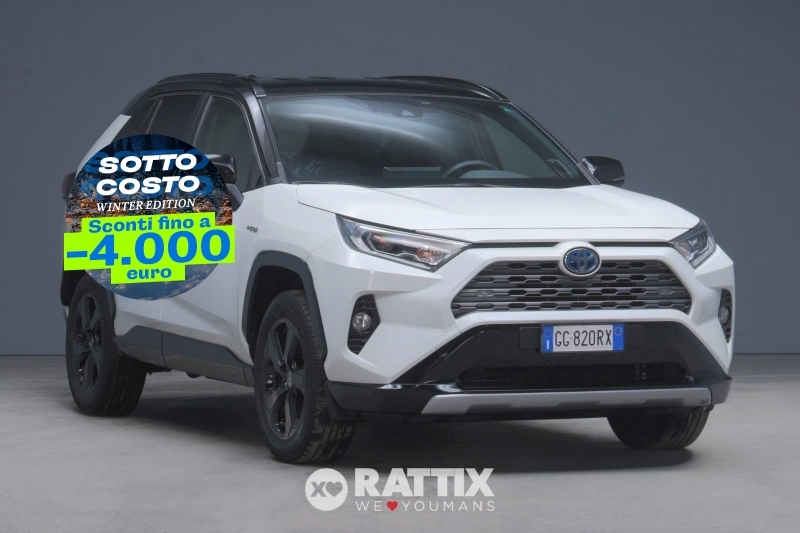 Toyota RAV 4 2.5 VVT-ie Hybrid 218CV Style e-CVT Bianco Tetto Nero  Aziendale foto 1