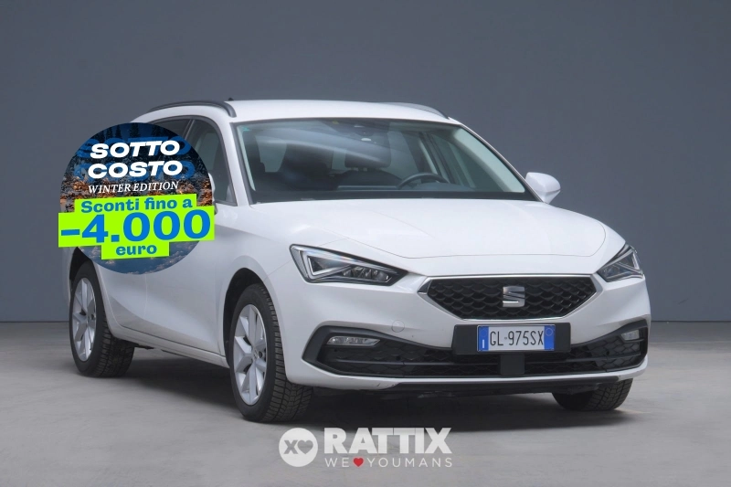 SEAT Leon Sportstourer 1.0 ETSI 110CV Business DSG Bianco  Aziendale foto 1