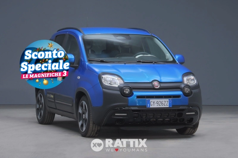 Fiat Panda Pandina 1.0 Firefly Hybrid 70CV Cross BLU ITALIA METALLIZZATO  Aziendale foto 1