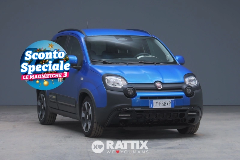 Fiat Panda Pandina 1.0 Firefly Hybrid 70CV Cross VERDE FORESTA METALLIZZATO  Aziendale foto 1