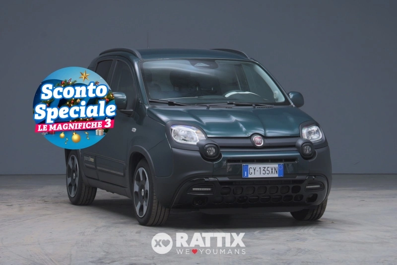 Fiat Panda Pandina 1.0 Firefly Hybrid 70CV Cross Verde Foresta  Aziendale foto 1