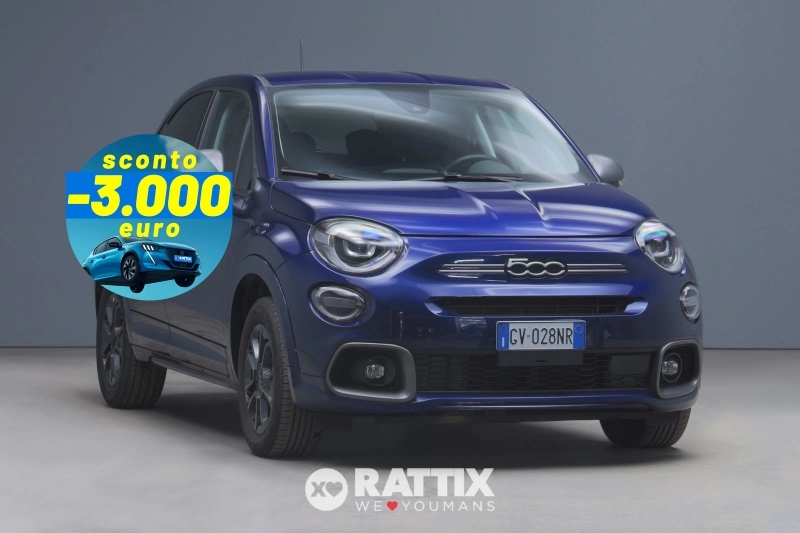 Fiat 500X 1.5 T4 Hybrid 130CV Sport DCT Dark Blue  Aziendale foto 1
