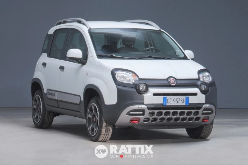 Fiat Panda 0.9 t.air t. 85CV Cross Bianco Gelato Pastello  Aziendale foto 1