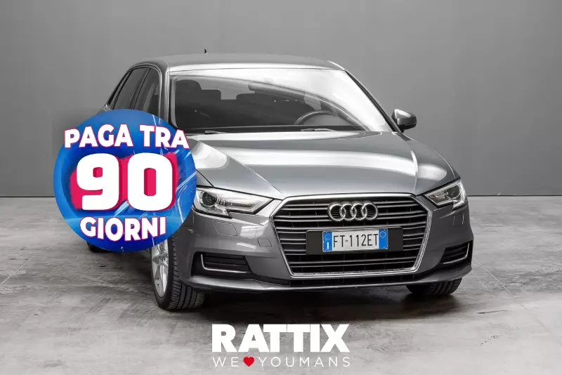  AUDI a3 iii 2016 sportback Aziendale Grigio Monsone met. foto 1