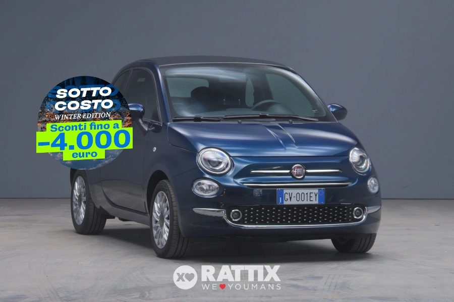 Fiat 500C 1.0 Hybrid 70CV Dolcevita  Blu  Aziendale foto 1
