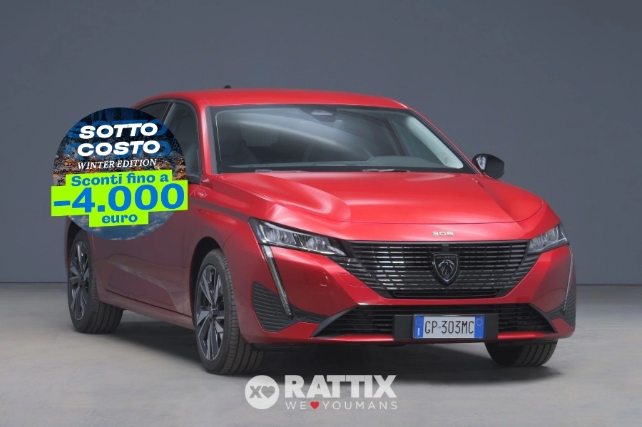 Peugeot 308 1.5 BlueHDI 130CV Allure EAT8 Rosso Elixir  Km 0 foto 1