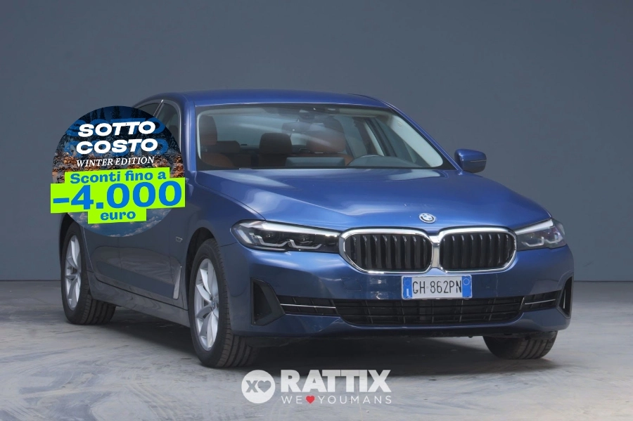 BMW 530 e 2.0 PHEV Business Auto Xdrive  Blu  Aziendale foto 1