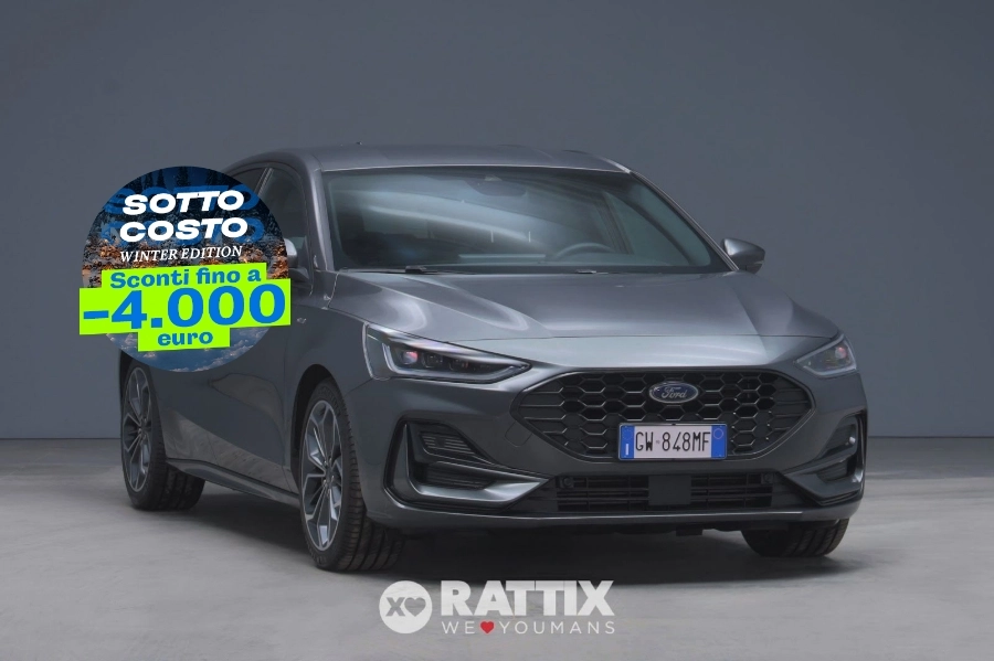 Ford Focus 1.0 Ecoboost Hybrid 125CV ST-Line Grigio  Usato foto 1