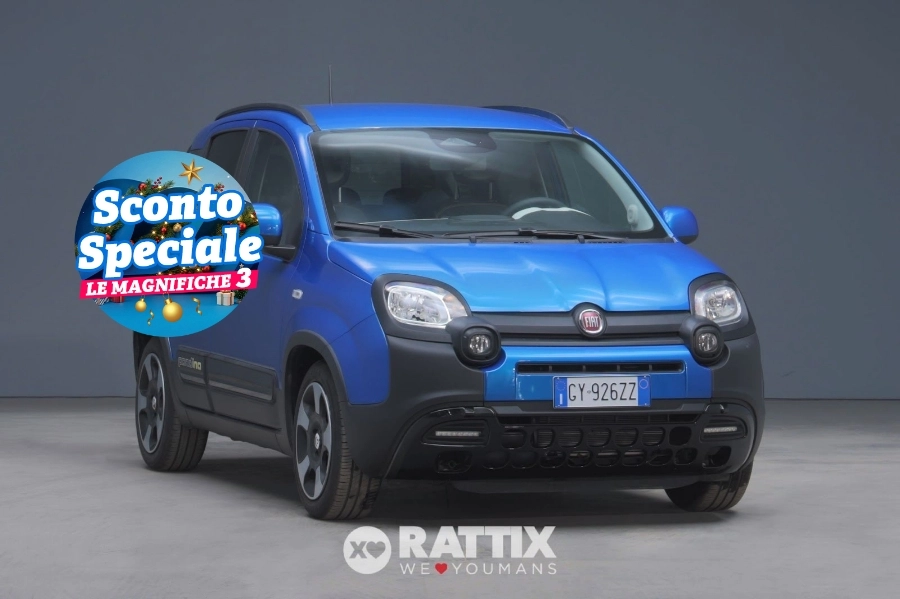 Fiat Panda Pandina 1.0 Firefly Hybrid 70CV Cross BLU ITALIA METALLIZZATO  Aziendale foto 1