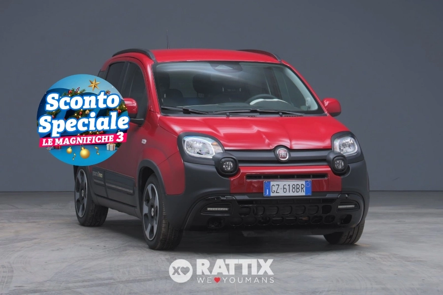 Fiat Panda Pandina 1.0 Firefly Hybrid 70CV Cross ROSSO PASSIONE PASTELLO  Aziendale foto 1