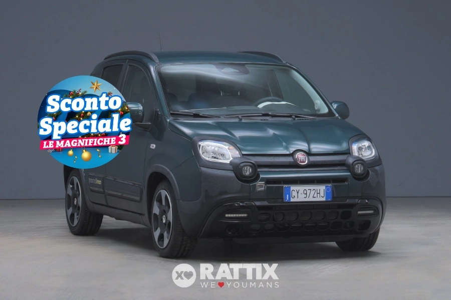 Fiat Panda Pandina 1.0 Firefly Hybrid 70CV Cross  Verde Foresta  Aziendale foto 1