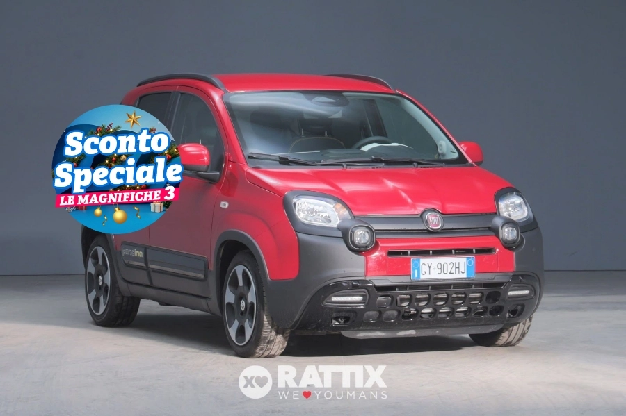 Fiat Panda Pandina 1.0 Firefly Hybrid 70CV Cross Rosso Passione Pastello  Aziendale foto 1