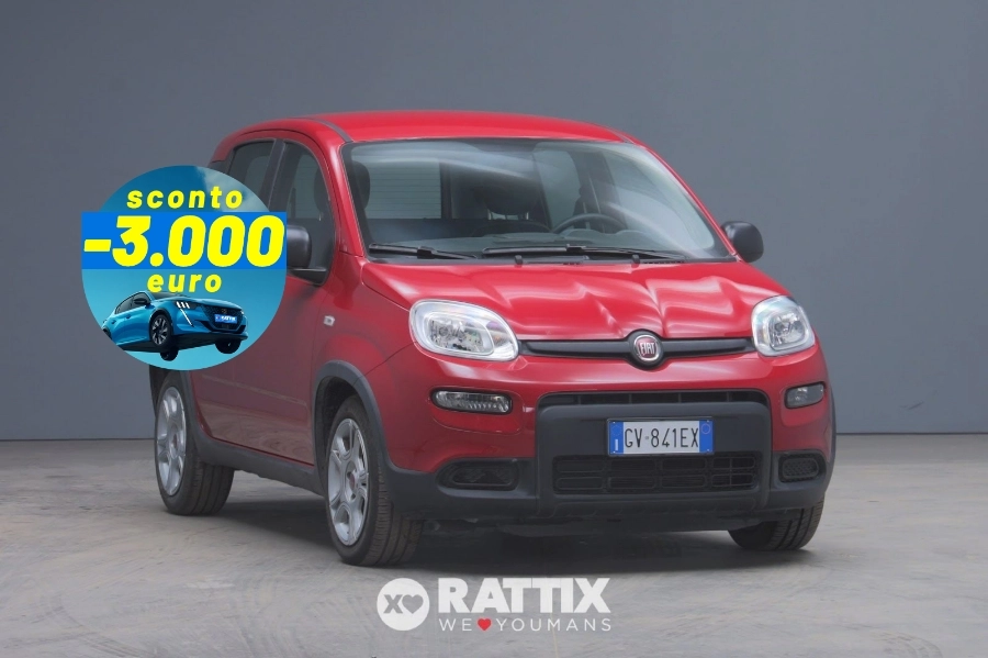 Fiat Panda 1.0 Firefly Hybrid 70CV Rosso Passione  Aziendale foto 1