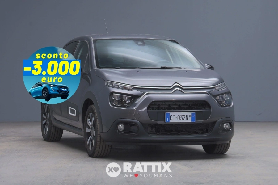 Citroen C3 1.2 Puretech 110CV Max EAT6 GRIGIO PLATINIUM  Aziendale foto 1