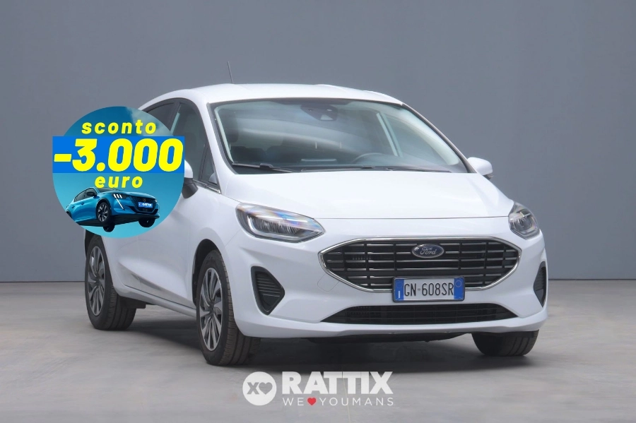 Ford Fiesta 1.0 Ecoboost Hybrid 125CV Titanium  FROZEN WHITE  Aziendale foto 1