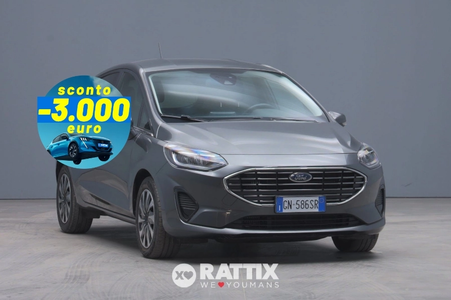 Ford Fiesta 1.0 Ecoboost Hybrid 125CV Titanium  Magnetic Grey  Aziendale foto 1