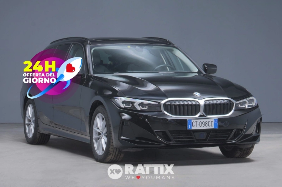 BMW 316 d Touring 2.0 Mhev 48V Auto + tetto apribile  Nero  Aziendale foto 1