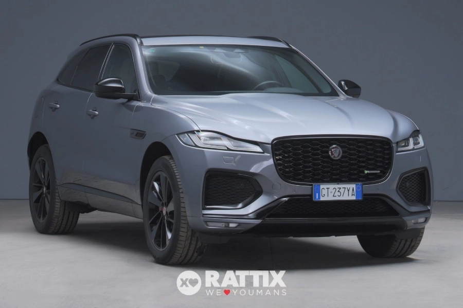 Jaguar F-Pace 2.0d i4 Mhev 204CV R-Dynamic Black AWD Auto + tetto panoramico Grigio  Aziendale foto 1
