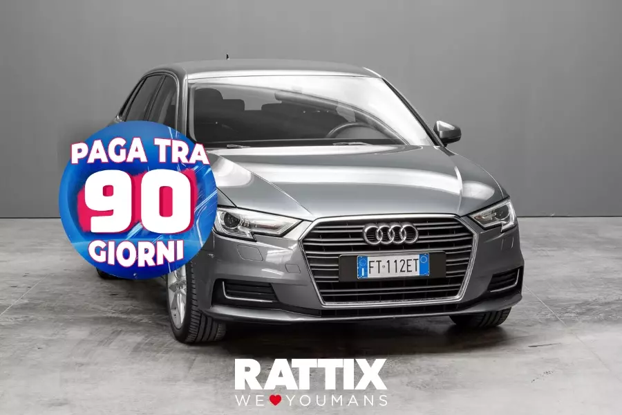  AUDI a3 iii 2016 sportback Aziendale Grigio Monsone met. foto 1