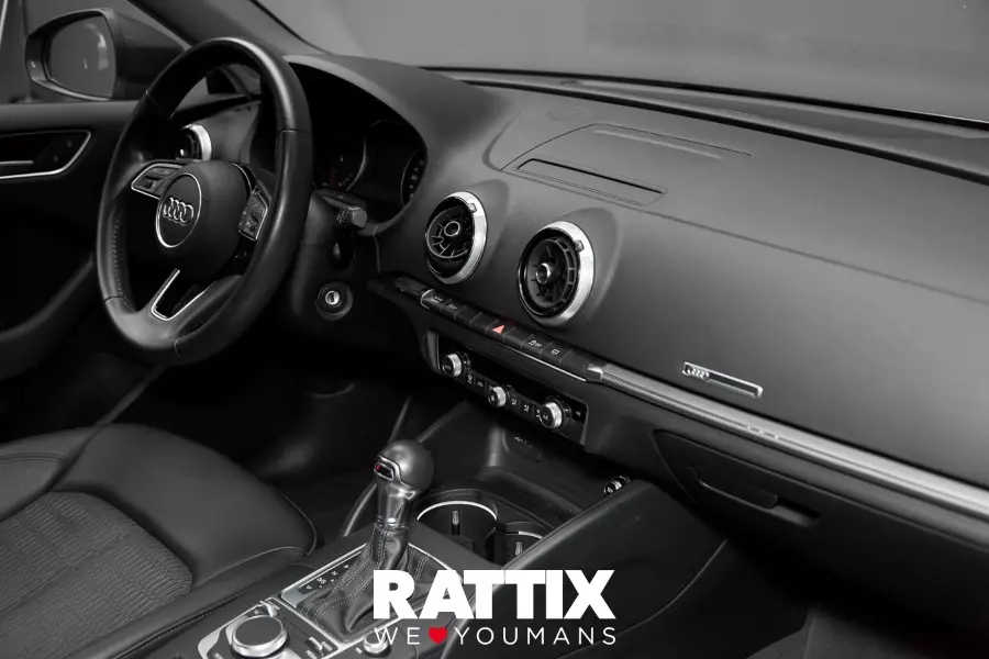  AUDI a3 iii 2016 sportback Aziendale Grigio Monsone met. foto 16