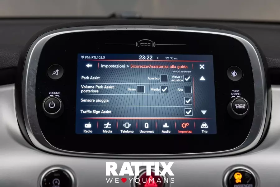  FIAT 500 x 2018 Aziendale Techno green foto 19