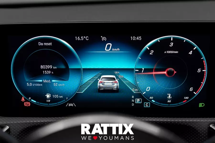  MERCEDES Classe A - W177 Usato Blu foto 14