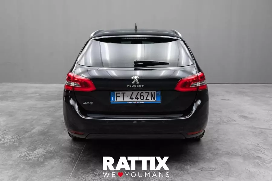  PEUGEOT 308 ii 2018 sw Usato Nero foto 5