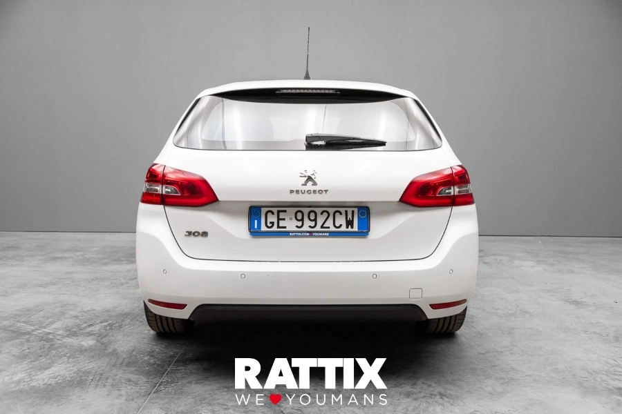  PEUGEOT 308 ii 2018 sw Aziendale Bianco Banchisa foto 5