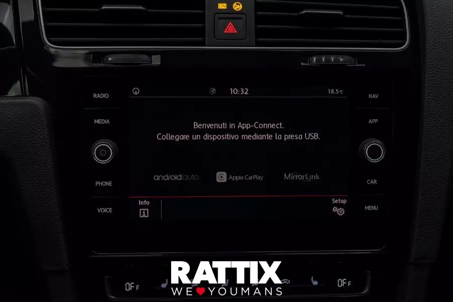  VOLKSWAGEN golf vii 2017 5p Usato Bianco Madreperla foto 20