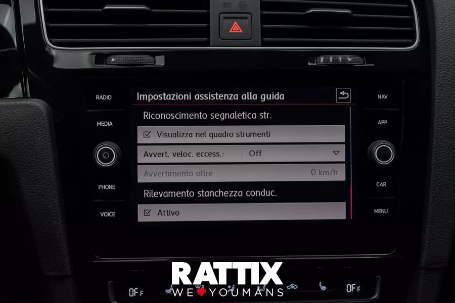  VOLKSWAGEN golf vii 2017 5p Usato Bianco Madreperla foto 25